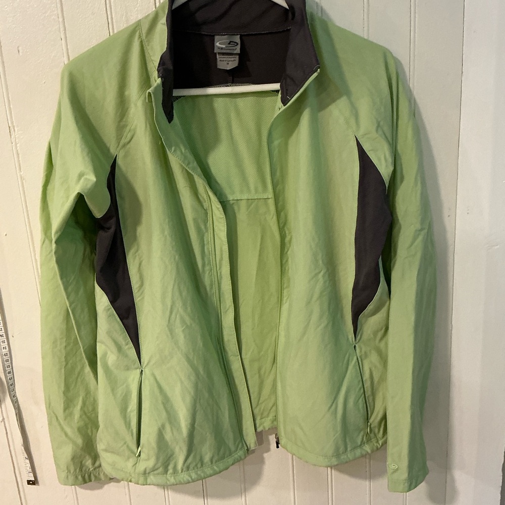 Champion Green and Black Athletic Design jacket